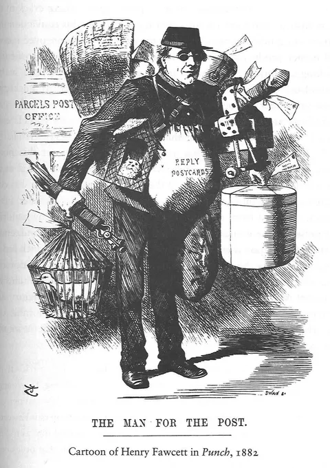 Henry Fawcett postal cover
